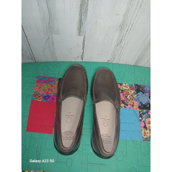 Ecco Classic Mocc 2.0 Loafer Shoes Mens 8-8.5 EU 42 Brown Nubuck Moccasin Slip main image 9